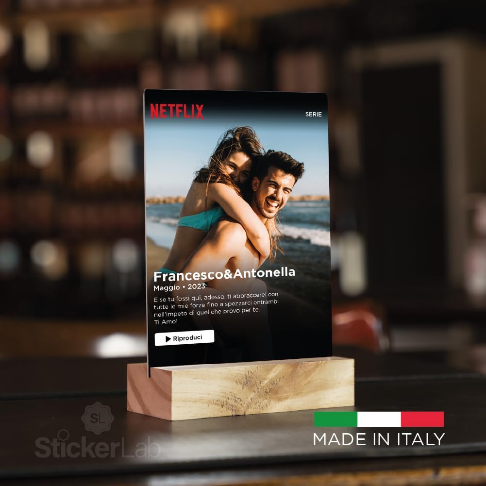 Cornice Foto Personalizzata - Serie Netflix